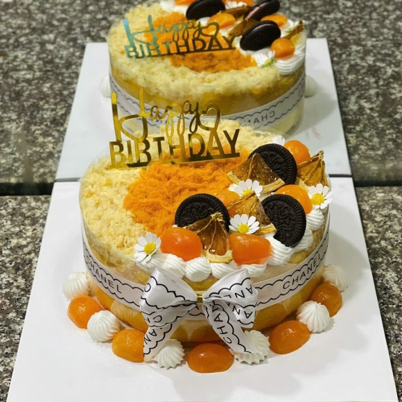 Mẫu yêu thích 2024 mẫu bông lan trứng muối phối nơ