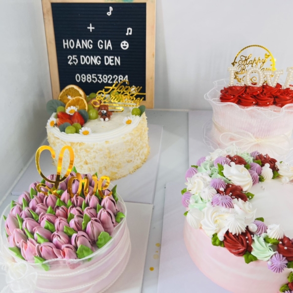 Bánh kem lễ 8/3 - 20/10 mẫu 001