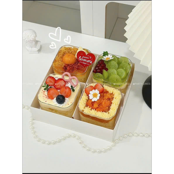 Set Bánh Kem 20/10 Nhiều Vị Khác Nhau – Ngọt Ngào Cùng Trái Cây Tươi