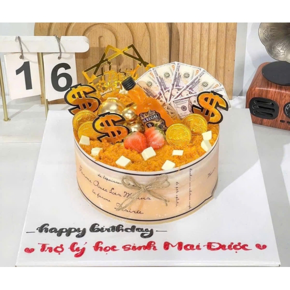 Mẫu bánh bông lan sinh nhật mới nhất 